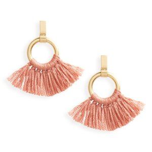 Madewell Tassel Hoop Earrings